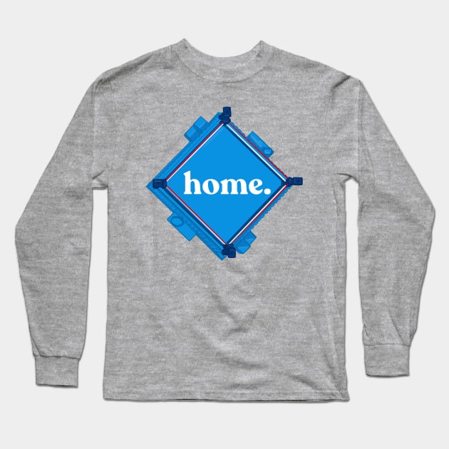 The Squared Circle is My Home. Long Sleeve T-Shirt by WrestleWithHope